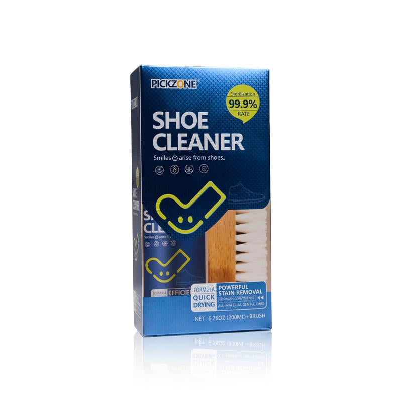 Shoe Cleaner(6.76 Oz), Sneaker Cleaner Foam for Removing Stains and Dirt, Shoe Cleaning Solution for White Shoes, Ideal for Footwear, Safe for Leather, Suede, Nubuck, Cotton, Knits,White Shoe Foam Cleaner-Pickzone