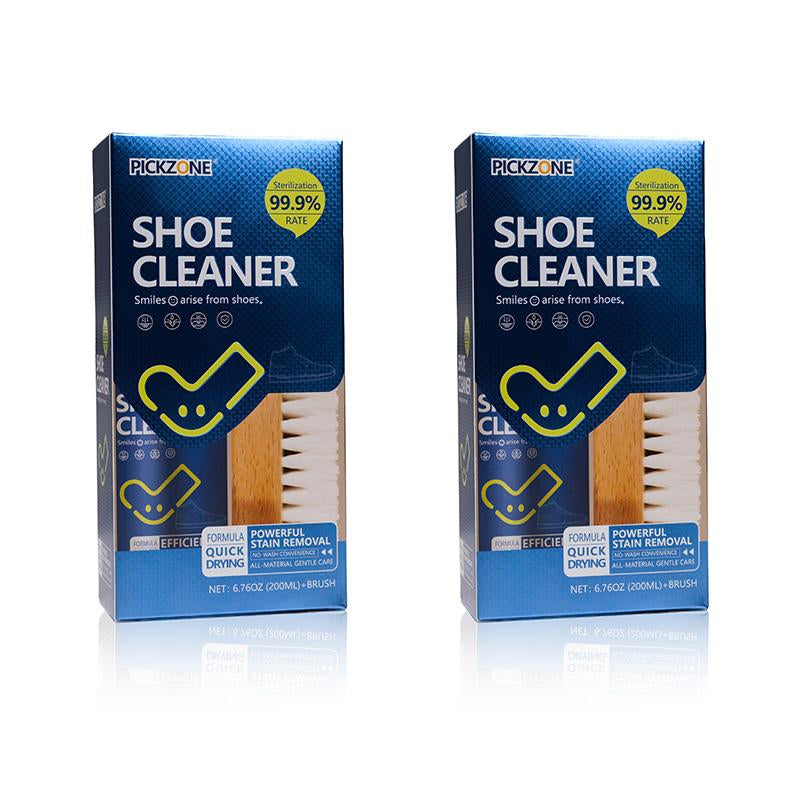 Shoe Cleaner(6.76 Oz), Sneaker Cleaner Foam for Removing Stains and Dirt, Shoe Cleaning Solution for White Shoes, Ideal for Footwear, Safe for Leather, Suede, Nubuck, Cotton, Knits,White Shoe Foam Cleaner-Pickzone